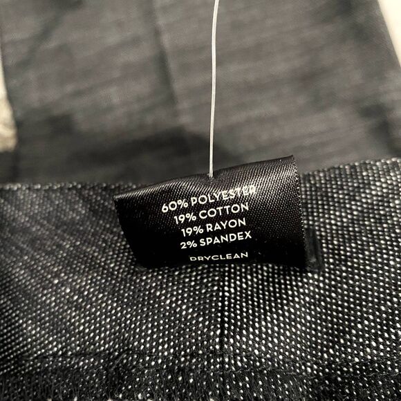 Ann Taylor Modern Fit Trousers Gray Pleat Front Dress Pants Office Career Size 6 - Picture 7 of 7